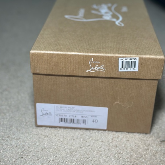 Christian Louboutin Tan Shoe Box with Logo - Picture 3 of 6